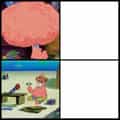 13 Patrick Star Memes That Perfectly Capture The Struggle Between Your Big Brain Ideas And Small Brain Reality