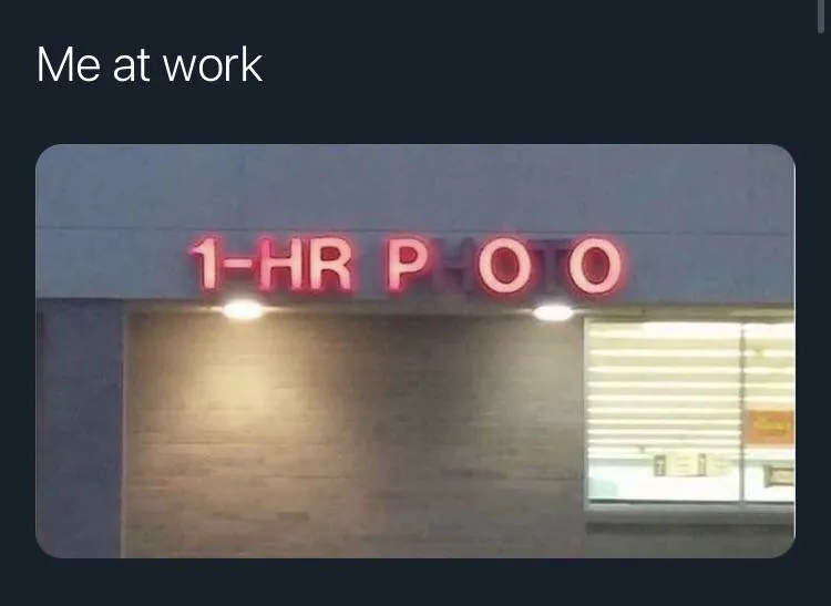 Me at work / 1-HRPOO