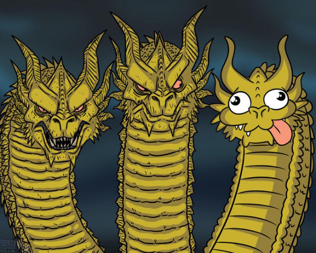 12 Three-Headed Dragon Meme (Plus a Template) 12 Three-Headed Dragon Meme (Plus a Template)