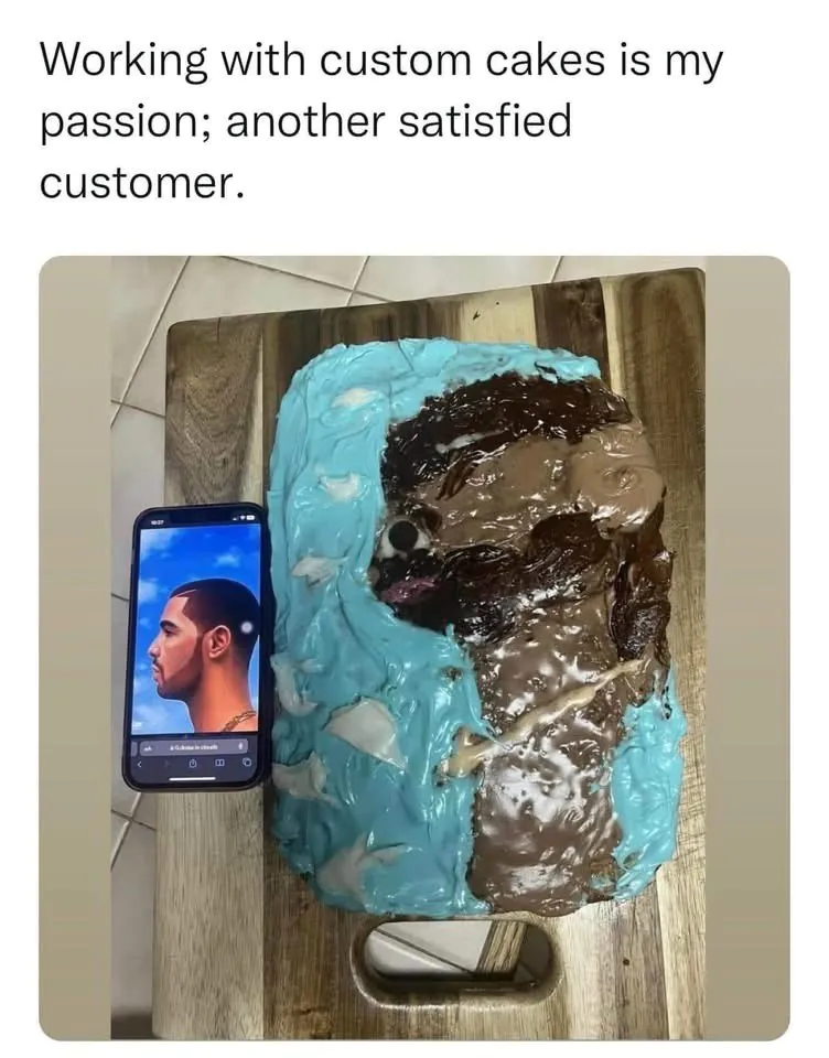 Working with custom cakes is my passion; another satisfied customer.