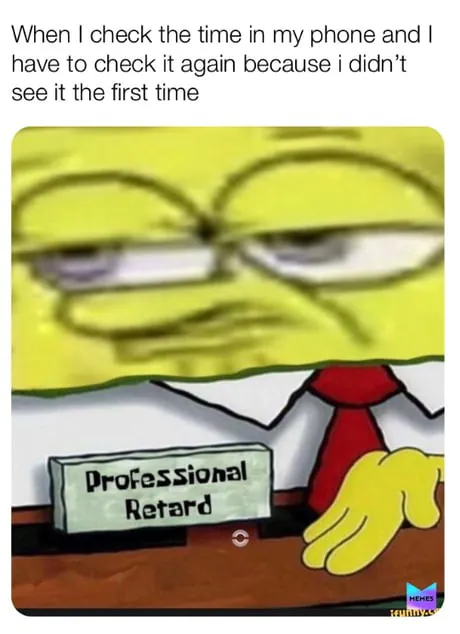 18 Funniest SpongeBob Professional Retard Meme Variations8