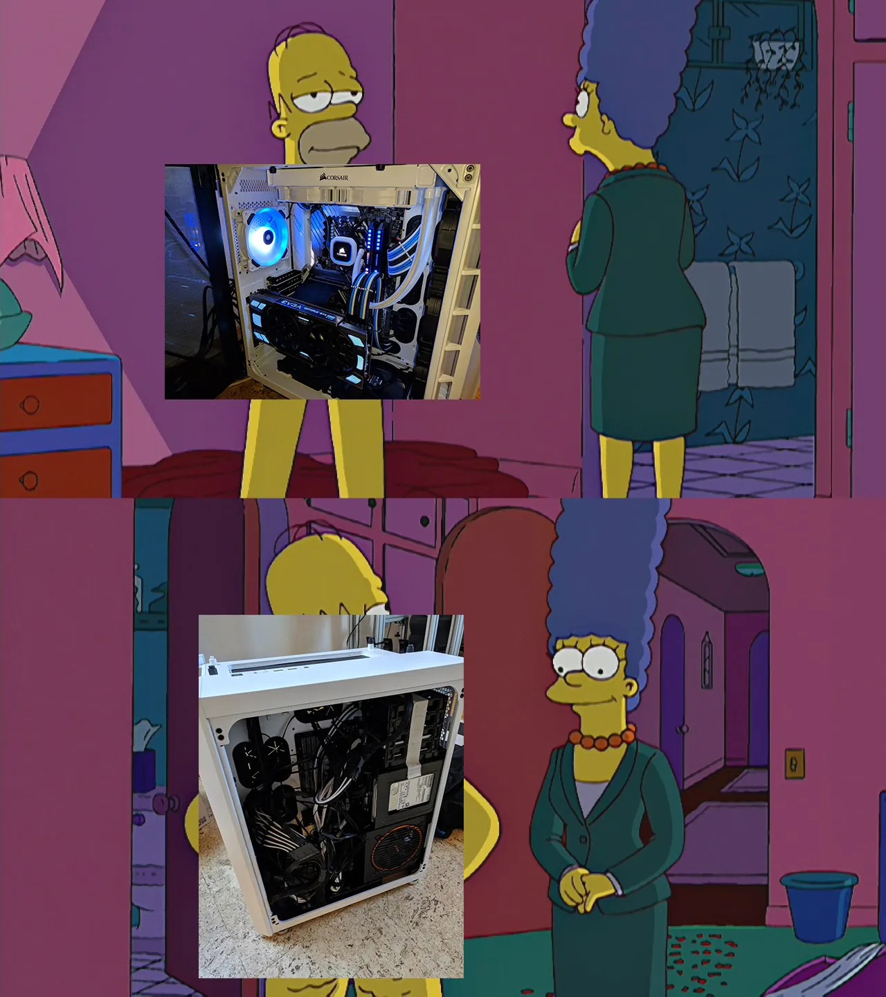 18 Hilarious Homer Simpson's Back Fat Meme Examples (With Template)2