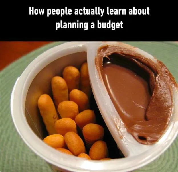 How people actually learn about planning a budget