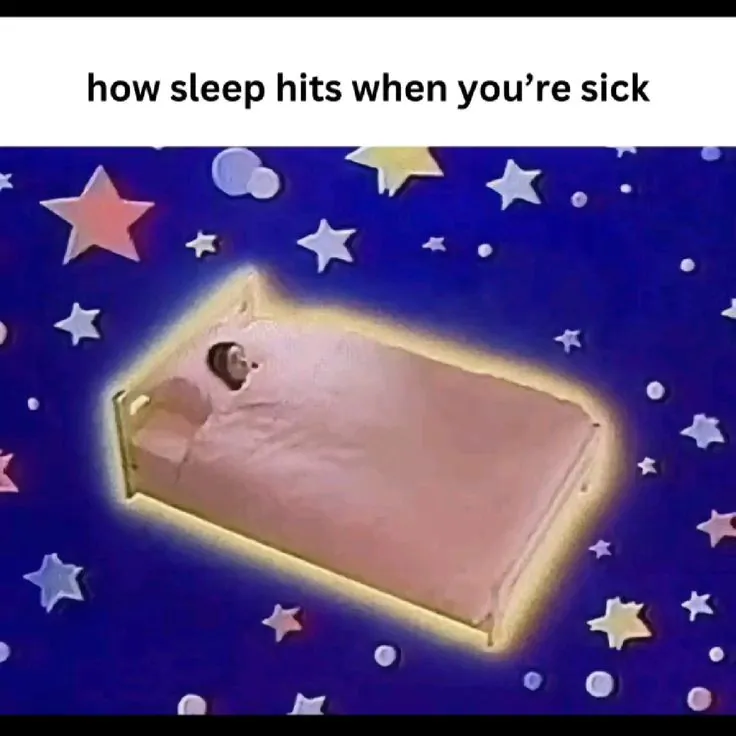 how sleep hits when you're sick