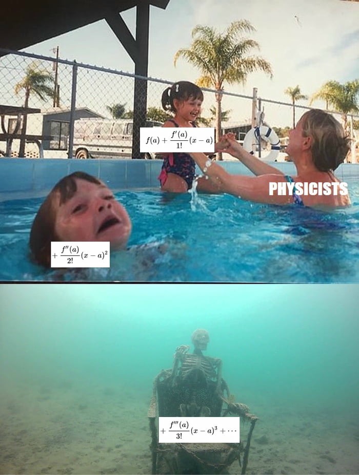 Drowning Kid Meme: PHYSICISTS