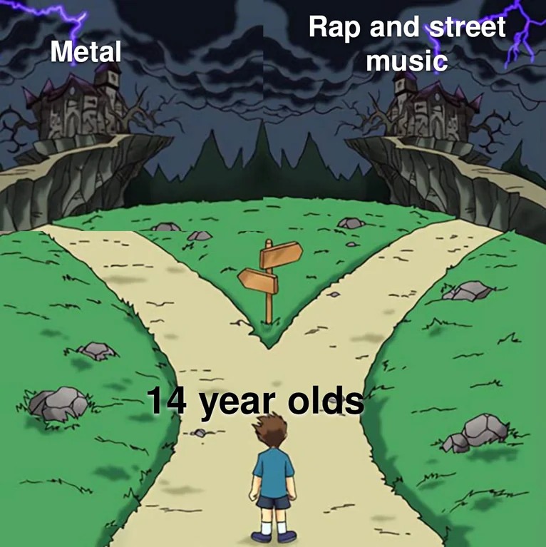 The Two Paths: Metal Vs Rap and Street Music