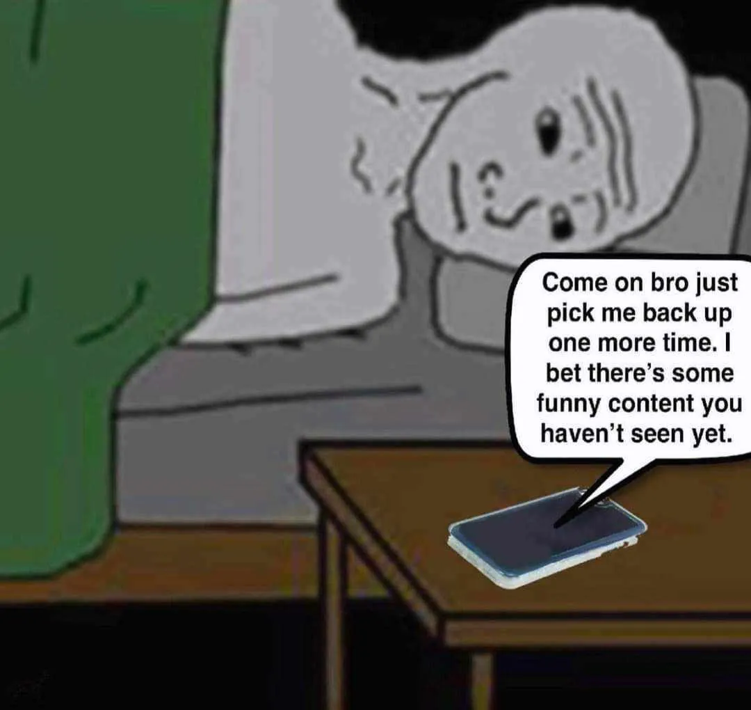 Come on bro just pick me back up one more time.I bet there's some funny content you haven't seen yet.