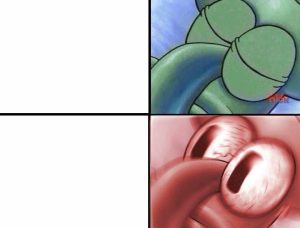 sleeping Squidward Template