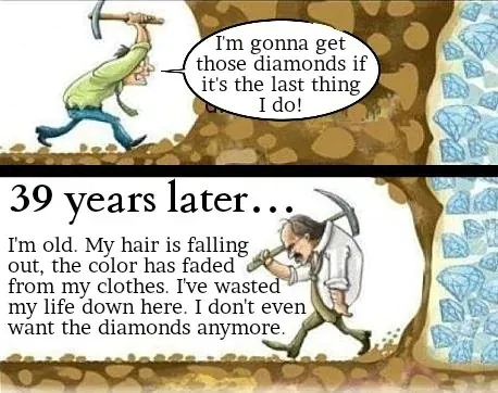 16 Relatable Digging for Diamonds Memes About Sunk Cost Fallacy in Gaming and Life11