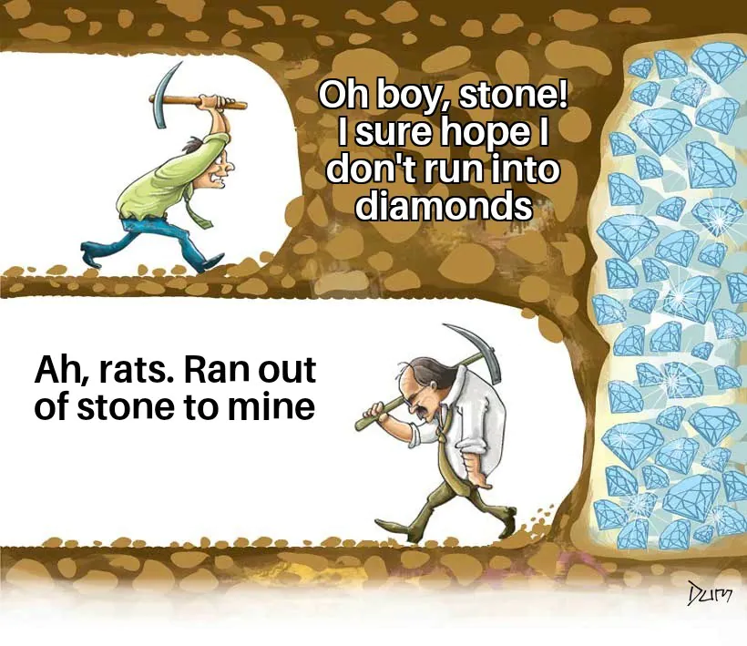 16 Relatable Digging for Diamonds Memes About Sunk Cost Fallacy in Gaming and Life12