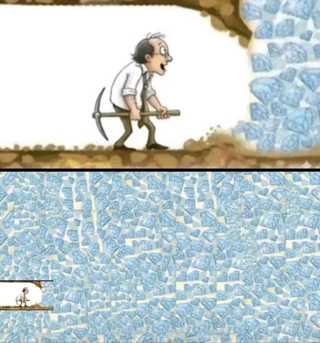 16 Relatable Digging for Diamonds Memes About Sunk Cost Fallacy in Gaming and Life5