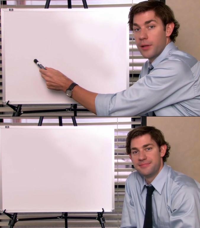 Jim Halpert Explains meme