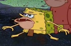 Download HD Caveman Spongebob