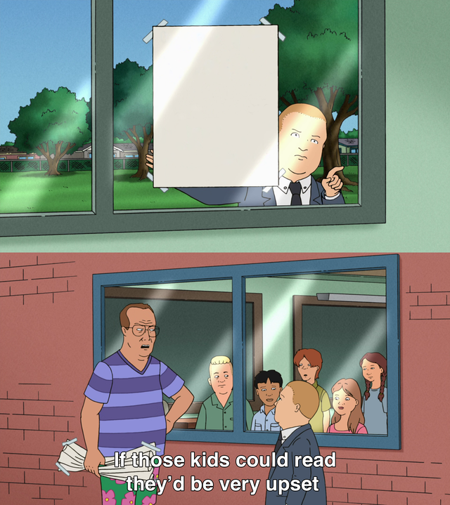 if those kids could read meme