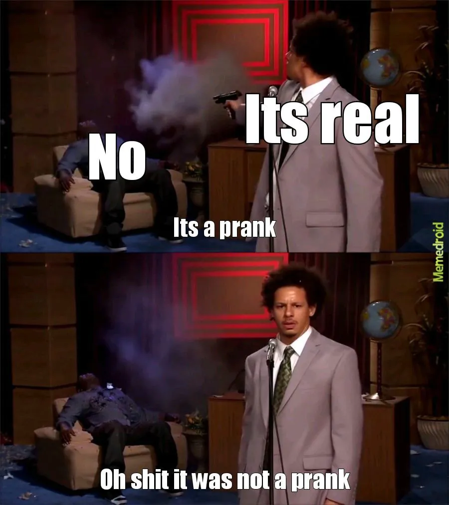 Who Killed Hannibal Meme: Oh shit it was not a prank