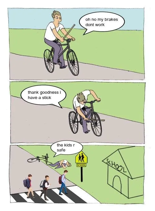 16 Bike Fall Memes That Perfectly Capture the Art of Self-Sabotage (1)