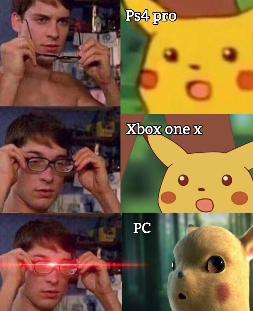 Spider-Man Glasses Memes: Ps4 pro / Xbox one x / PC Spider-Man Glasses Memes: Ps4 pro / Xbox one x / PC