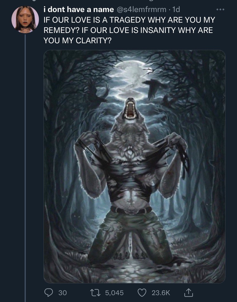 Wolf Ripping Shirt: Lycanthrope Screaming Under Full Moon In Spooky Woods