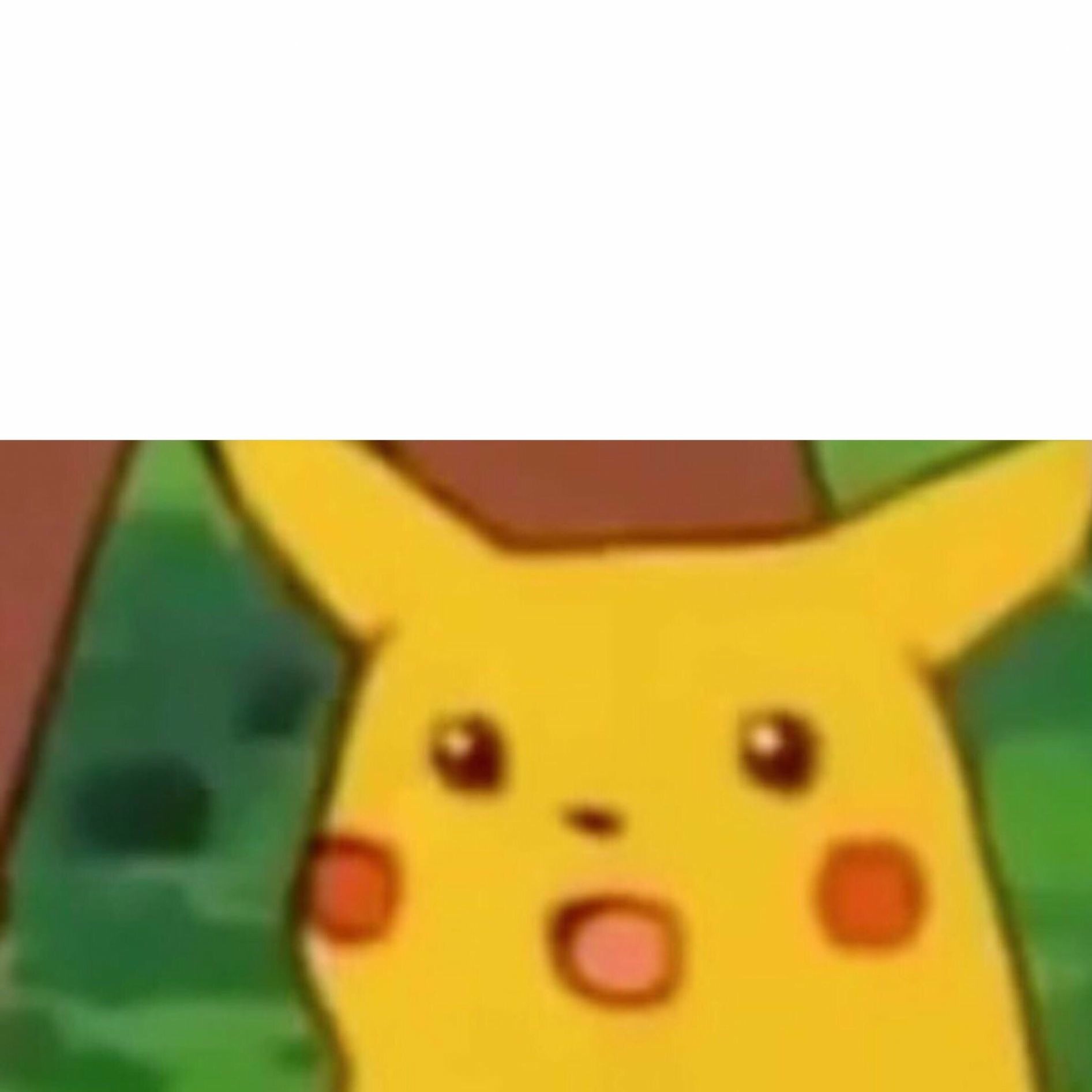 surprised pikachu meme Template1