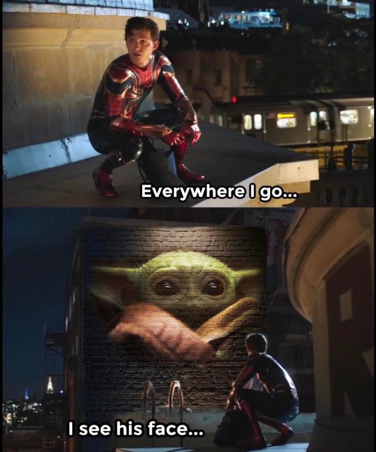 Spider-Man Meme: Everywhere I Go I See Baby Yoda