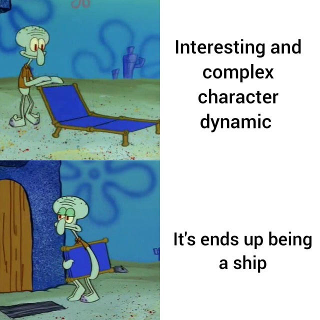 Squidward On a Chair: Complex Character Dynamic Meme