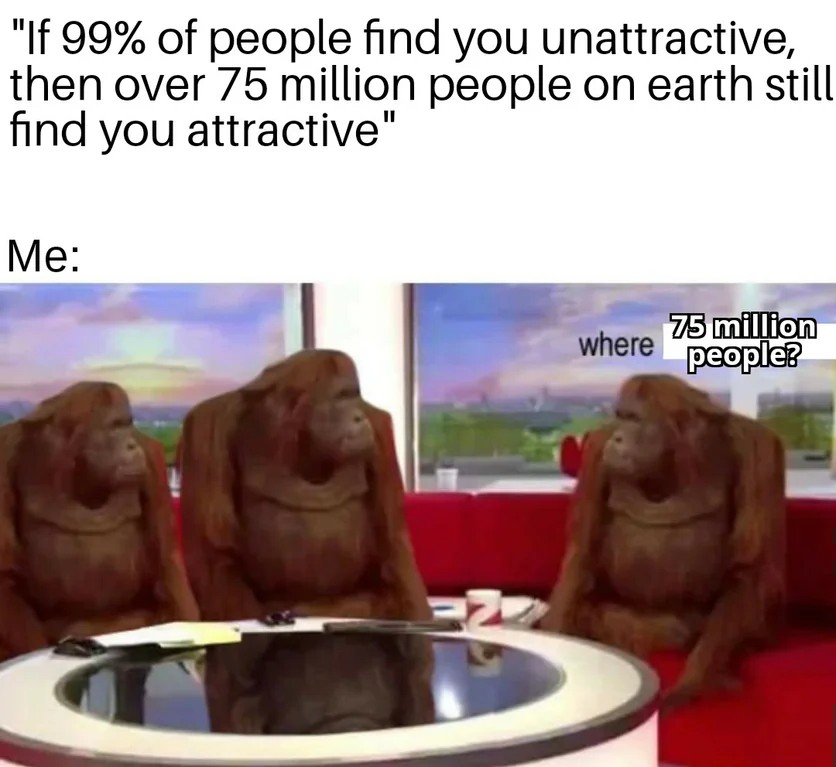 Where Banana: Relatable Self-Esteem Meme With Confused Apes Where Banana: Relatable Self-Esteem Meme With Confused Apes