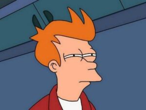 Futurama fry not sure if meme template