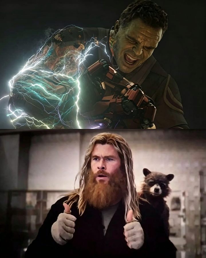 Hulk thor thumbs up meme likes snap Hulk thor thumbs up meme likes snap