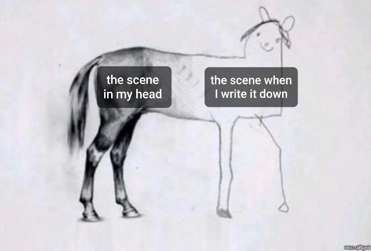Unfinished horse drawing meme draws worse than imagined